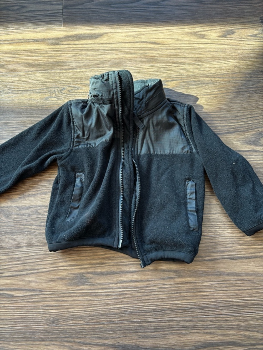 Circo Black Kids Fleece Jacket with Zip